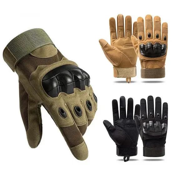 Luva Airsoft Tática Militar Reforçada Aventura Esportes Moto