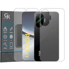 Película Hidrogel HD Frente e Verso Para Xiaomi Poco F7 5G