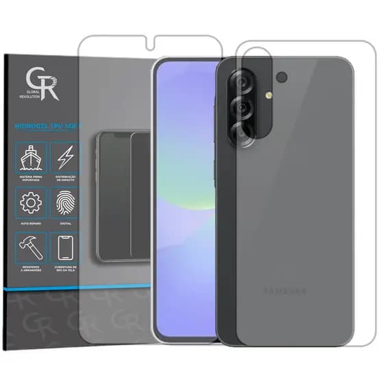 Película Hidrogel HD Frente e Verso Para Samsung Galaxy A56
