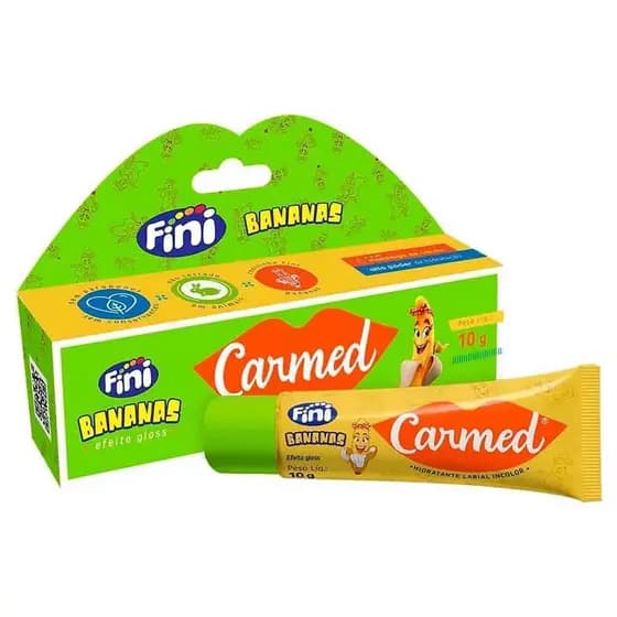 1 Carmed Hidratante Labial fini - Bananas