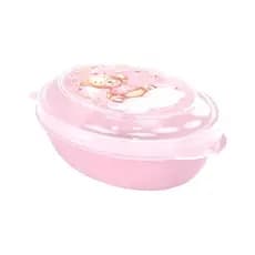 Saboneteira 180ml Higiene Lavagem Organização Personagens Infantil Ursa Rosa - Plasútil - 8201