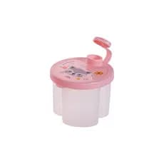Pote Dosador de Leite em Pó e Fórmula com 3 Compartimentos 300ml Menina Bichinhos Rosa - Plasútil - 9326