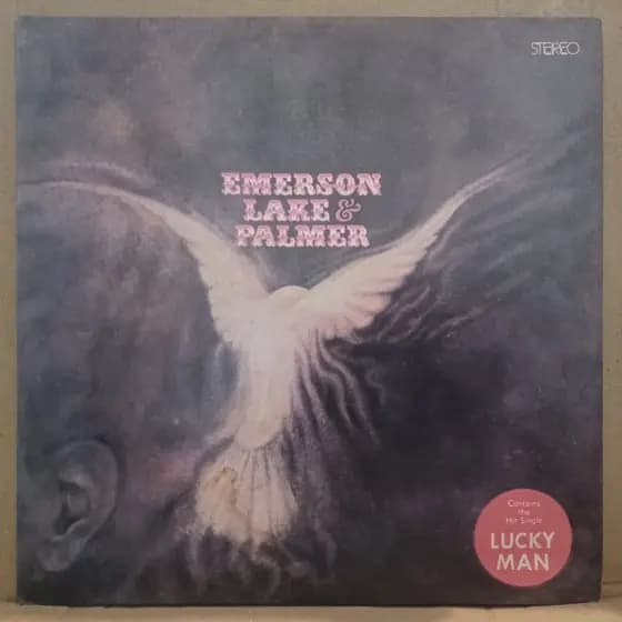 LP Disco De Vinil Emerson, Lake & Palmer – Emerson, Lake & Palmer - Ed. 1975 LP VG+ Capa VG Ler Desc
