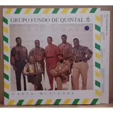 LP Disco De Vinil Grupo Fundo De Quintal - Carta Musicada - Com Encarte LP EX Capa EX Ler Descrição