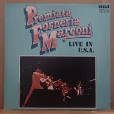 LP Disco de Vinil Premiata Forneria Marconi ( PFM ) - Live In U. S. A. - LP EX Capa VG Ler Descrição