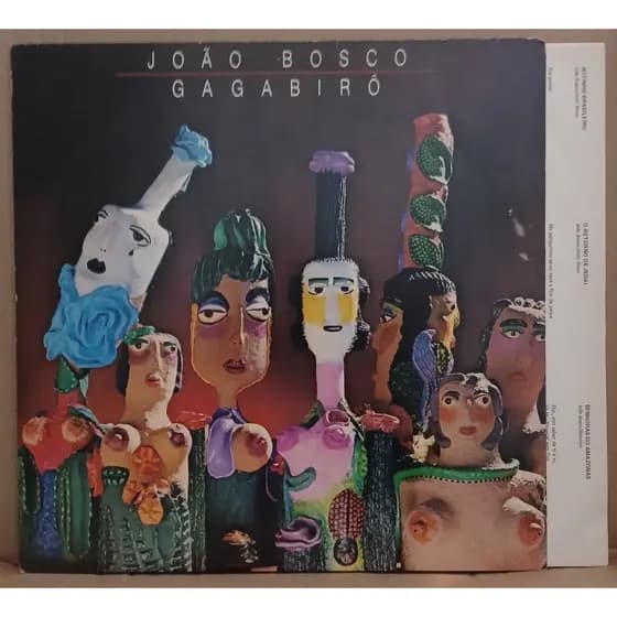 LP Disco De Vinil João Bosco - Gagabirô - Com Encarte LP Excelente Capa Ótima Ler Descrição