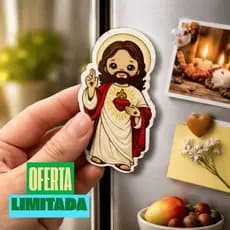KIT COM 12 UNIDADES ÍMÃS DE GELADEIRA , Armario, Estante, RELIGIOSOS JESUS NOSSA SENHORA ARCANJO E +