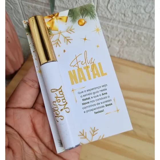 10 Lip Gloss Labial Personalizado Natal