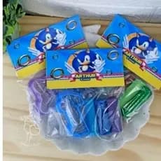 20 kit mini massinha personalizada sonic