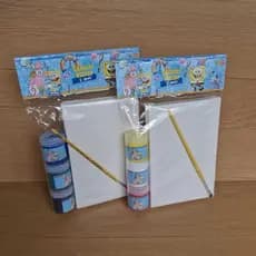 10 Kit tela de pintura personalizada Bob Esponja
