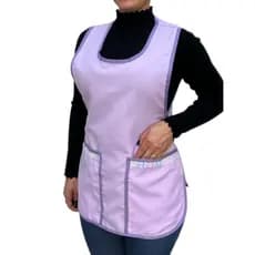 Batas  avental jaleco uniformes professora com dois bolsos veste do 36 ao 50