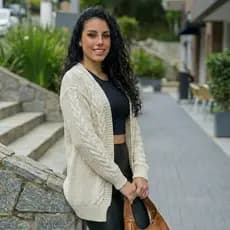 Casaco Feminino Aberto  em Tricô |  Moda Outono Inverno | Look Envio Rapido