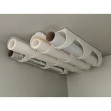 Suporte para Rolos de Cozinha - Organização Cozinha Espaço Armários