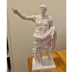 Escultura de Imperador Romano - Decoração p/ Casa Estantes Prateleiras etc