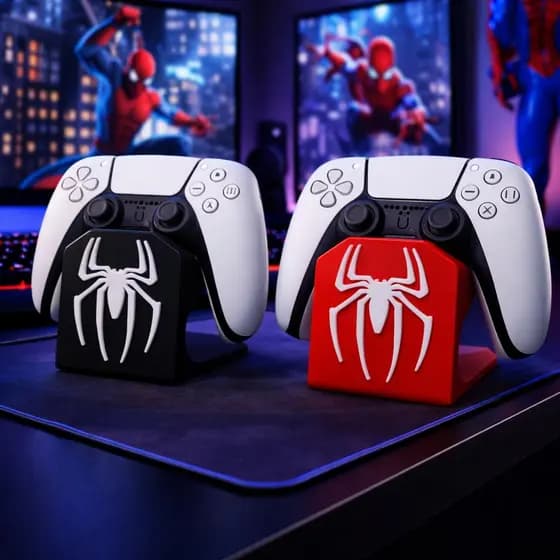 Suporte Gamer Homem Aranha para Controle PS5 PS4 Base Decorativa para DualSense e DualShock