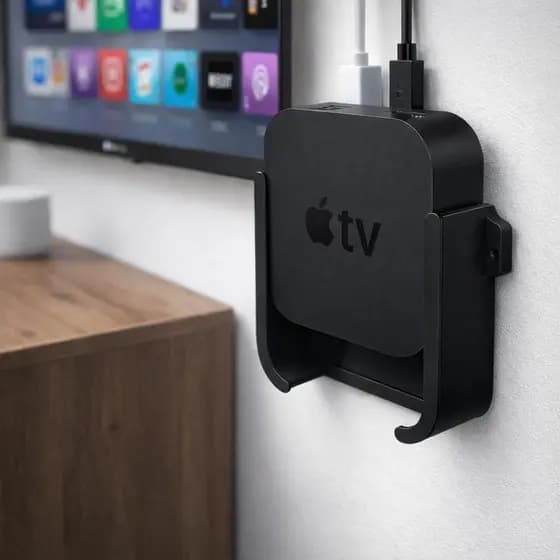 Suporte de Parede para Apple TV  Organizador e Suporte Vertical para Apple TV