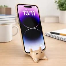 Porta Celular Gatinho Fofo Suporte Mesa Decor Presente CriativoGatinho Fofo Mesa Escrivaninha Organi