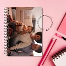 Caderno Personalizado com Foto Capa Dura - 50 folhas