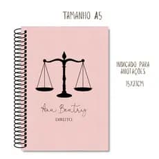 Caderno Profissões com nome / Capa Dura / 50 folhas