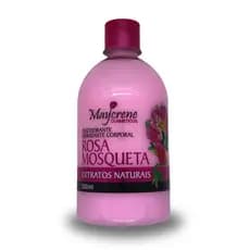 Desodorante Hidratante Corporal Rosa Mosquete 500Ml Creme Para Peles Secas Cheiro de Rosas