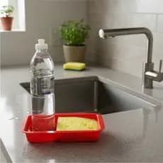 Porta Detergente Organizador De Pia Porta Detergente Bucha Sabão Cozinha
