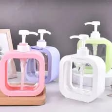 Porta Sabonete e Detergente Líquido Minimalista Com bombeador - 300ml Banheiro