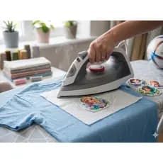 4 Aplique termocolante para roupas aplicado com ferro de passar roupas 7 cm modelo 59