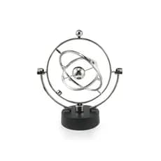 Pendulo De Newton Cinético Giratório Magnético Cosmo Planeta Enfeite Decoração Mesa Escritório Sala