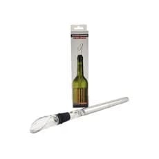 Kit Bastão Resfriador em Aço Inoxidável de Vinho Com Dosador Aerador Gelo Luxo Casa Bar