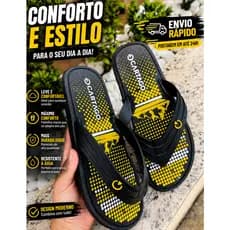 Chinelo Sandalia Masculino Antiderrapante Confortavel Bom Encaixe no Pe Chinelo Masculino Na Promoção