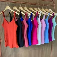 Blusa Alça Regata Basica Dia a Dia Tamanhos Grandes