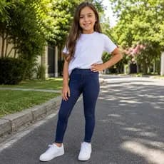 Calça Legging Skinny e Flare Jeans Menina Infantil Boca Larga Moda Blogueirinha