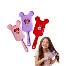 Escova de Cabelo Minnie Orelinha Desembaraça Facil e Antifrizz