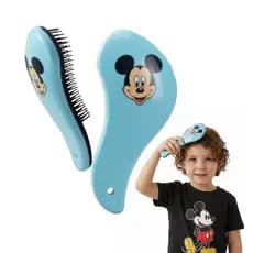Escova de Cabelo Mickey Escova Para Menino Desembaraça sem Puxar