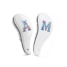 Escova de Cabelo Personalizada com Inicial  Presente Infantil Exclusivo