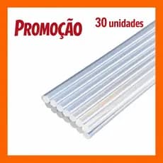 Pacote com 30 bastões de cola quente Fino