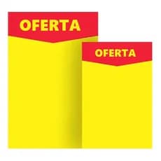 Kit 40 Unds. P e M Cartaz Placas de Oferta Supermercado Loja