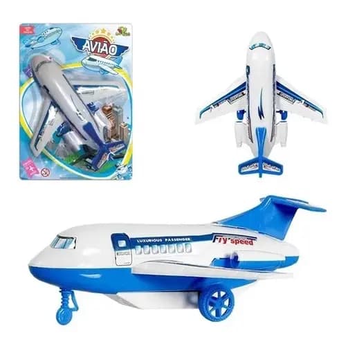 Mini Avião Aviãozinho De Fricção Brinquedo Infantil Diversão