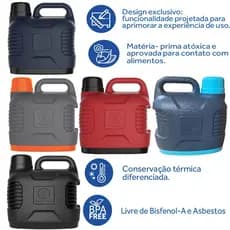 Garrafão Térmico 5L Supertermo Quente Frio Termolar