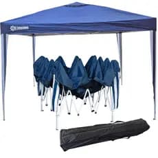 Tenda Cabana Gazebo Alumínio Dobrável Bolsa Transporte Praia 3x3x2,5m Erbmaquinas
