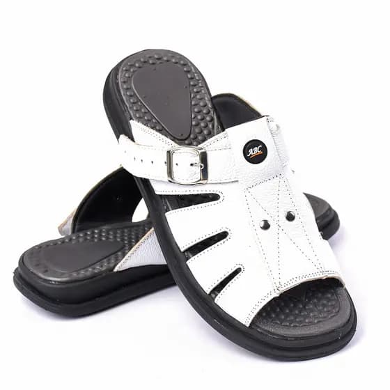 Chinelo Sandália Masculino Antisstres Couro Legitimo Oferta