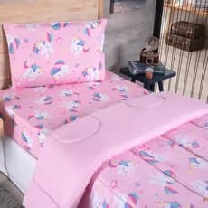 Edredom Solteiro Infantil Dupla Face Estampado 2,35x1,40