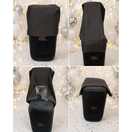 Capa para Torre de Som/ Caixa de som em Poliéster | Proteção Total + Bolso em PVC Reforçado