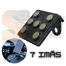 Suporte de Celular 7 Imãs Para Moto Extra Forte