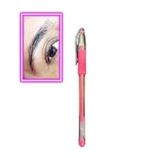 Caneta Gel Rosa Para design de sobrancelhas micropigmentação marcação da pele