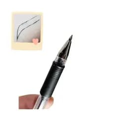 Caneta gel preta para marcação de sobrancelhas design micropigmentação microblading desenho