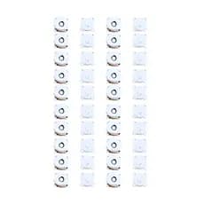 20 Botao Magnetico Imantado para bolsas carteiras casacos 18mm Prata