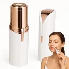 Depilador Facial Indolor Batom Para Rosto Buço Axilas Virilha Elétrico Pequeno Recarregável via USB