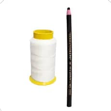 Linha epilação egipicia 100% poliamida + Lapis Dermatografico Preto Design Sobrancelha Micropigmentação