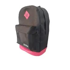 Mochila masculina e feminina Ludoraal Barra bela/ Mochila escolar(fundo Rosa)